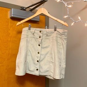 Velvet Khaki Skirt, thick material